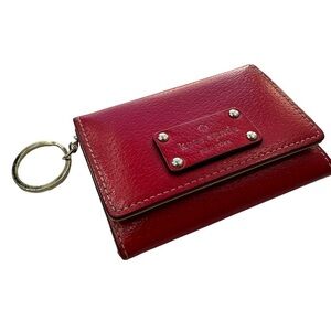 Kate Spade Darla Wellesley Red Keychain Small Wallet